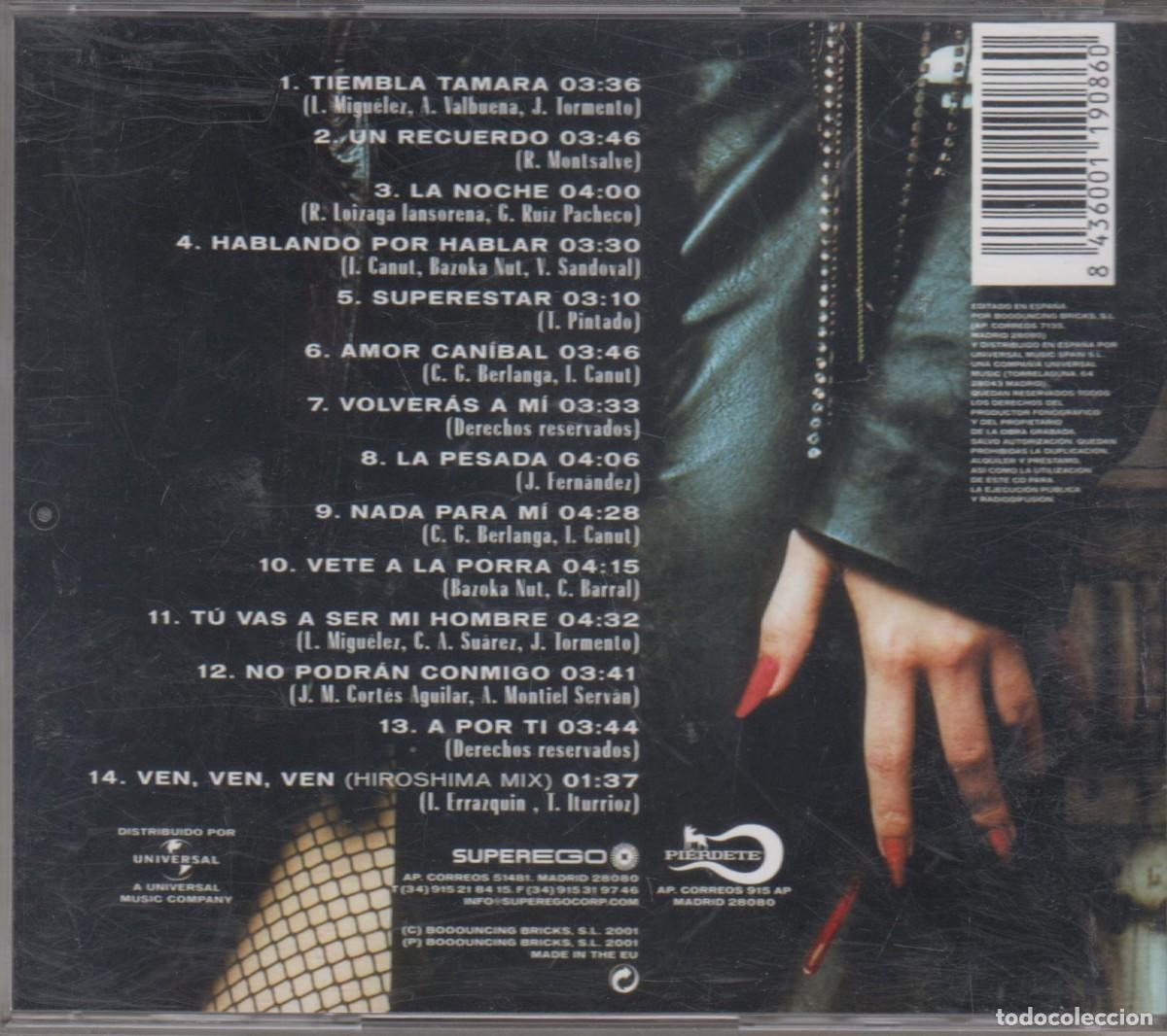 CDs de m&uacute;sica: Tamara cd Superestar 2001 - Foto 2