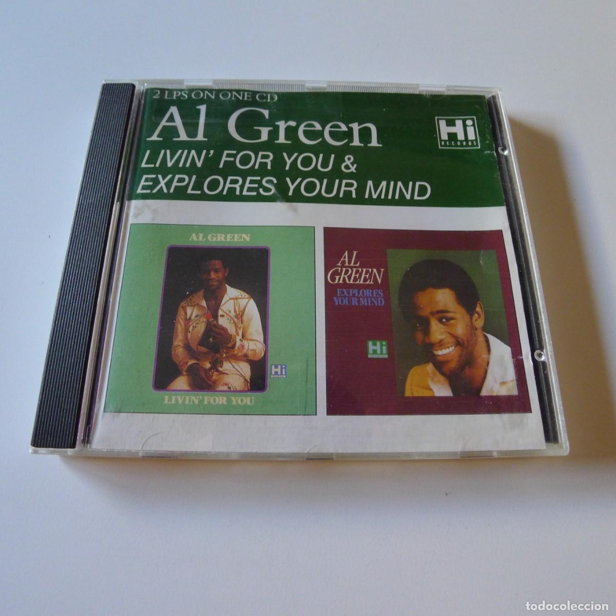 CDs de m&uacute;sica: Al Green &ndash; Livin' For You & Explores Your Mind CD edicion UK