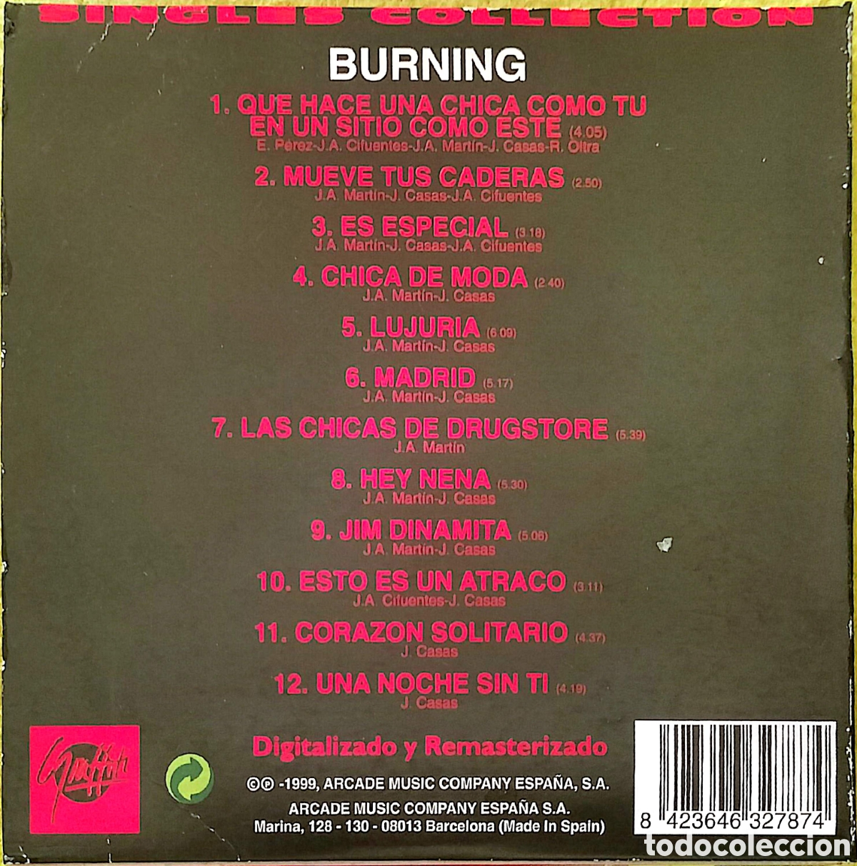 CDs de m&uacute;sica: CD Burning - Singles Collection - Foto 3