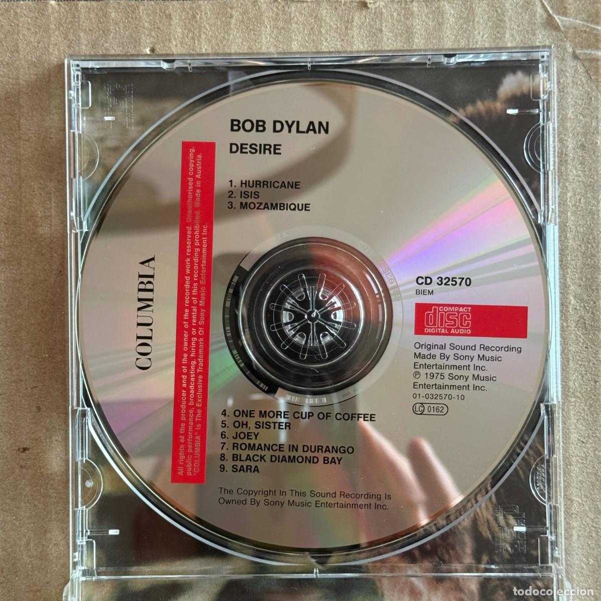 CDs de m&uacute;sica: Bob Dylan &rdquo;Desire&rdquo; CD - Foto 3