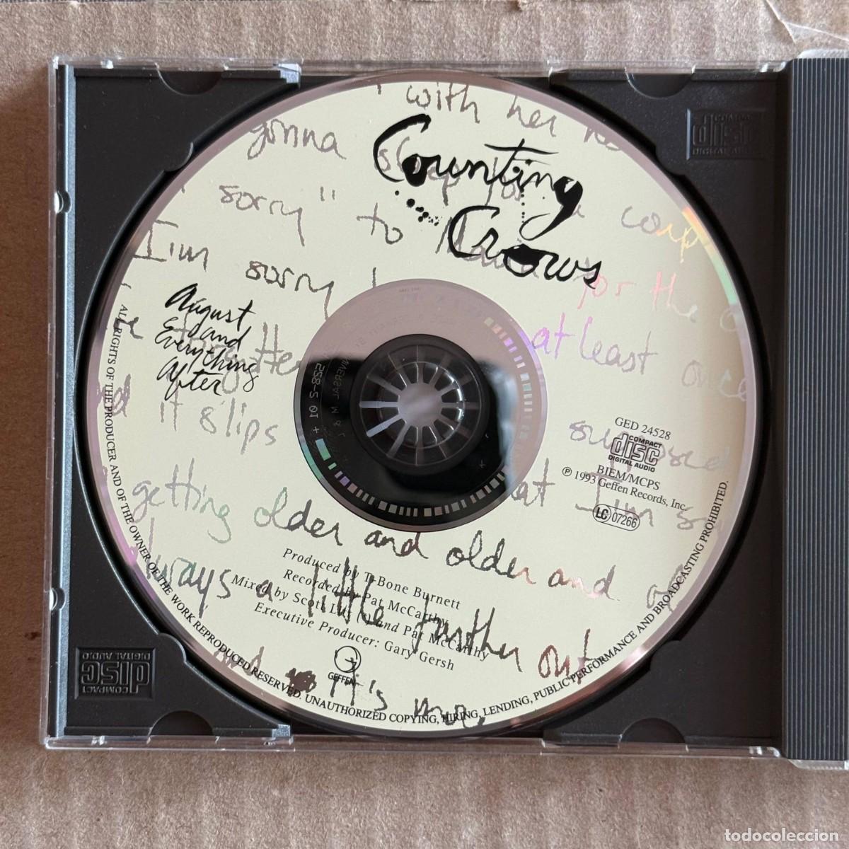 CDs de m&uacute;sica: Counting Crows &rdquo;August and everything after&rdquo; CD - Foto 3