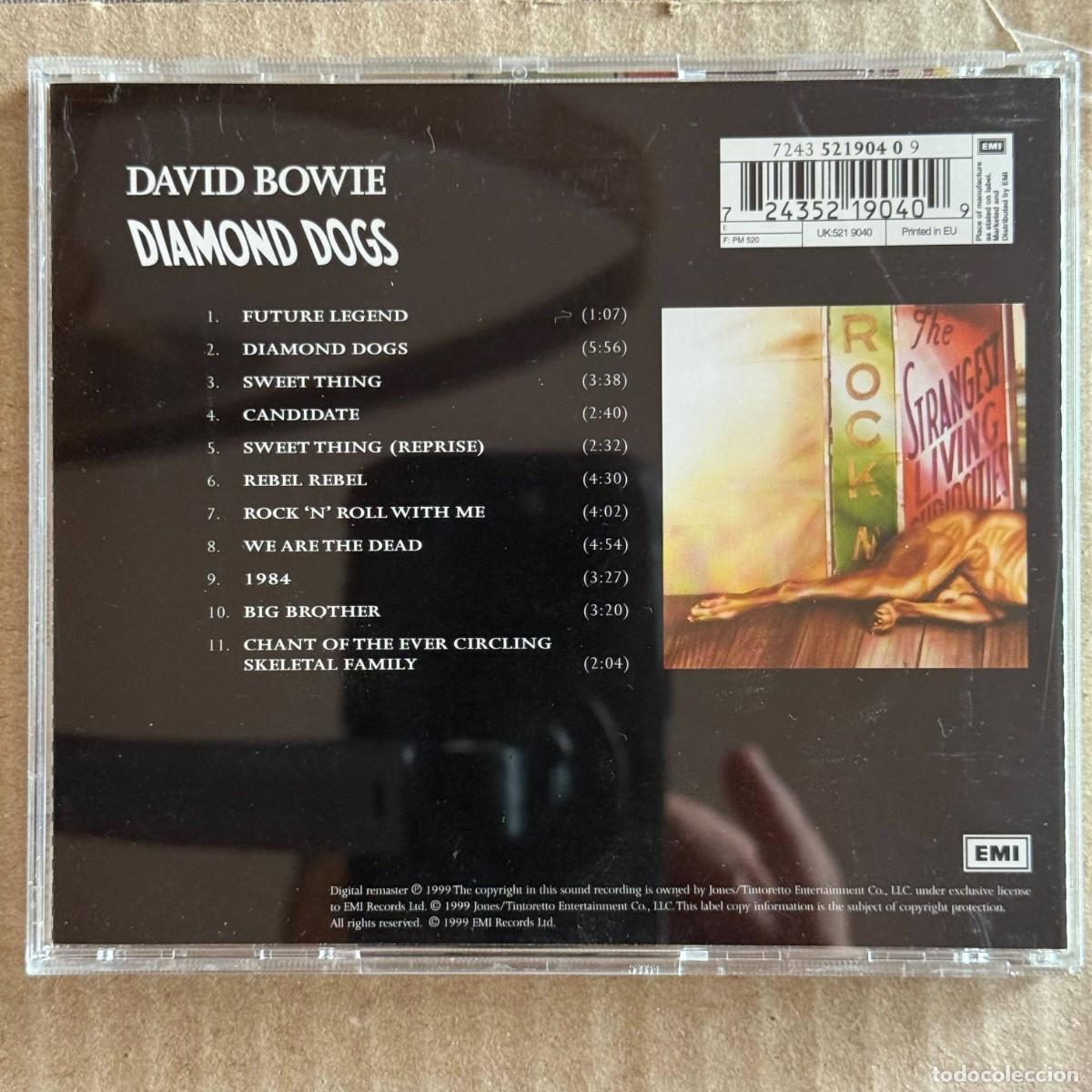 CDs de m&uacute;sica: David Bowie &rdquo;Diamond Dogs&rdquo; CD - Foto 2