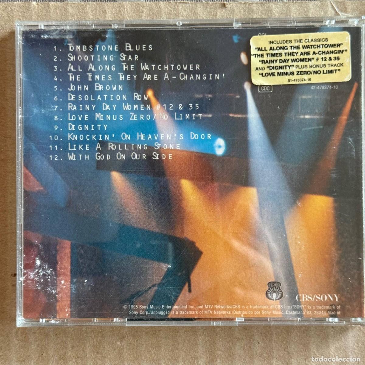 CDs de m&uacute;sica: Bob Dylan &rdquo;Unplugged&rdquo; CD - Foto 2