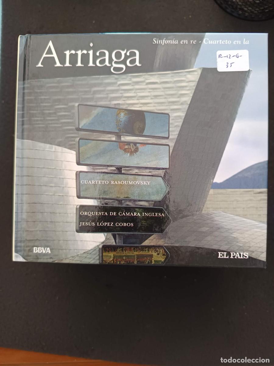 CDs de m&uacute;sica: ARRIAGA: SINFON&Iacute;A EN RE. DIR: JES&Uacute;S L&Oacute;PEZ COBOS / CUARTETO EN LA. CUARTETO RASOUMOVSKY (DIVERDI)