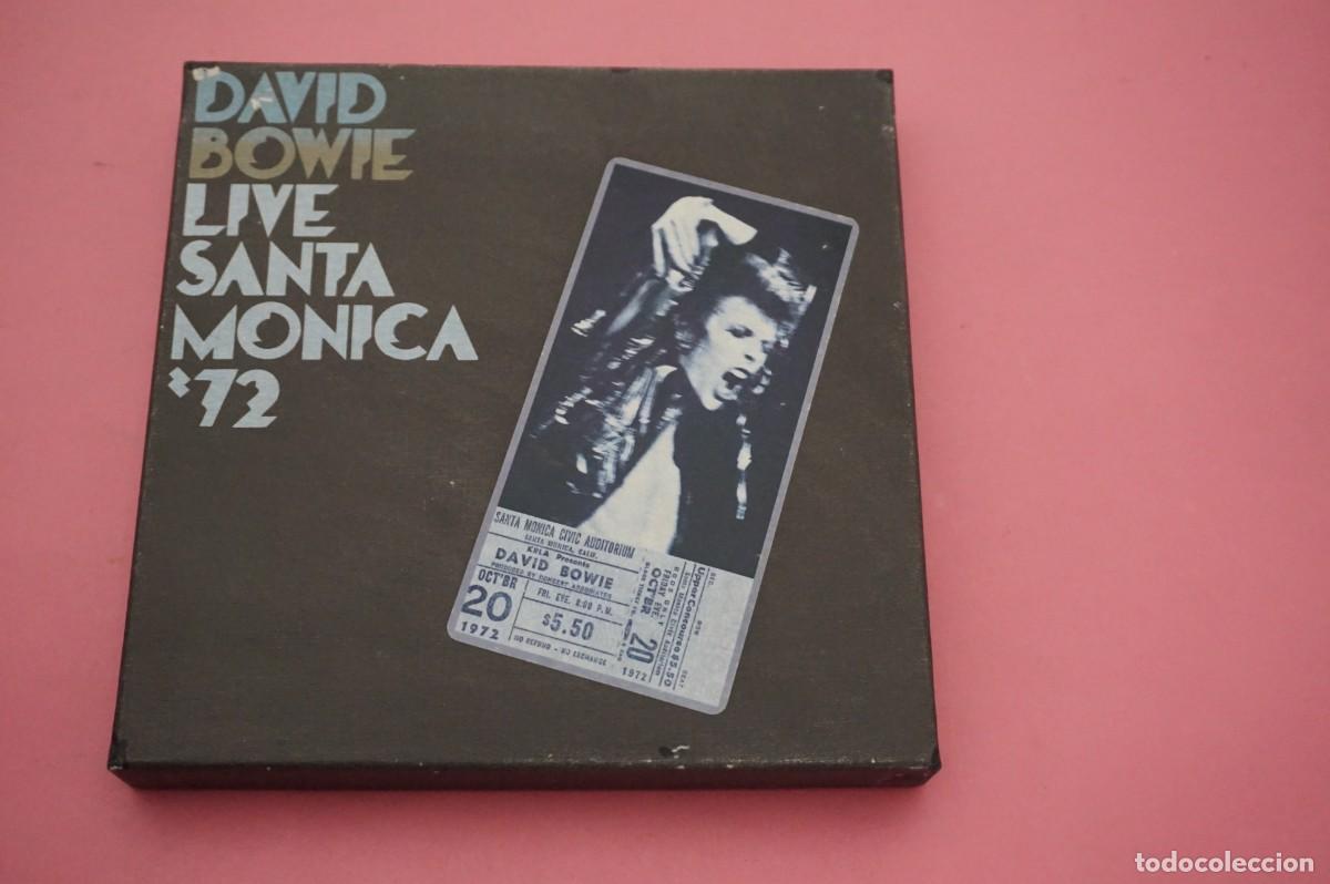 CDs de m&uacute;sica: BOX CD - DAVID BOWIE - LIVE SANTA MONICA 72 - CON POSTER Y POSTALES - DISCO EN EXCELENTE ESTADO