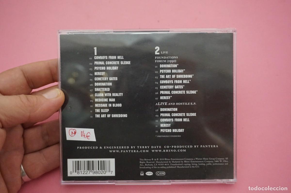 CDs de m&uacute;sica: DOBLE CD - PANTERA - COWBOYS FROM HELL - DISCO EN EXCELENTE ESTADO - Foto 4