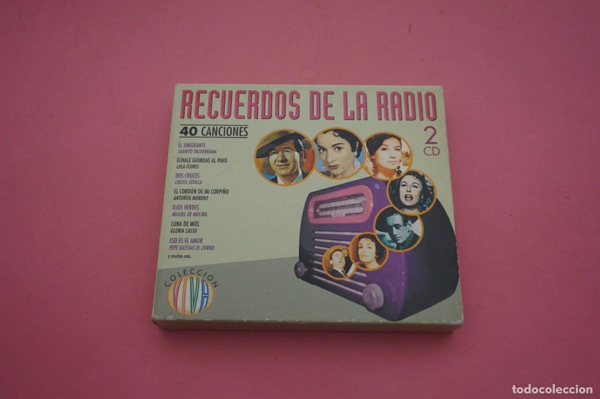 CDs de m&uacute;sica: DOBLE CD - RECUERDOS DE LA RADIO - COLECCION VIVA - DISCO EN EXCELENTE ESTADO