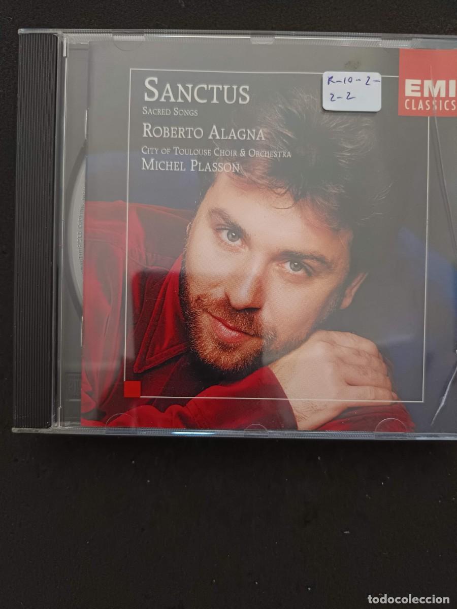 CDs de m&uacute;sica: ROBERTO ALAGNA: SANCTUS. SACRED SONGS. DIR: MICHEL PLASSON. CITY OF TOULOUSE CHOIR & ORCHESTRA