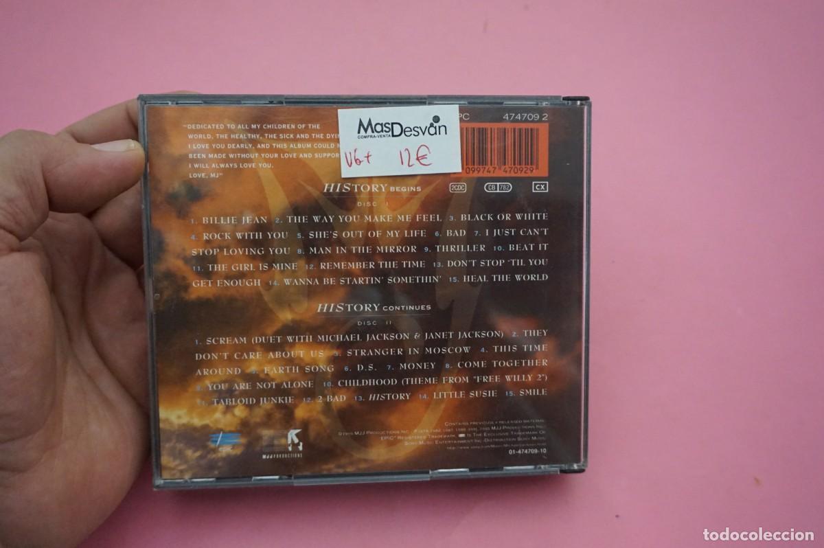 CDs de m&uacute;sica: DOBLE CD - MICHAEL JACKSON - HISTORY - DISCO EN BUEN ESTADO - Foto 4