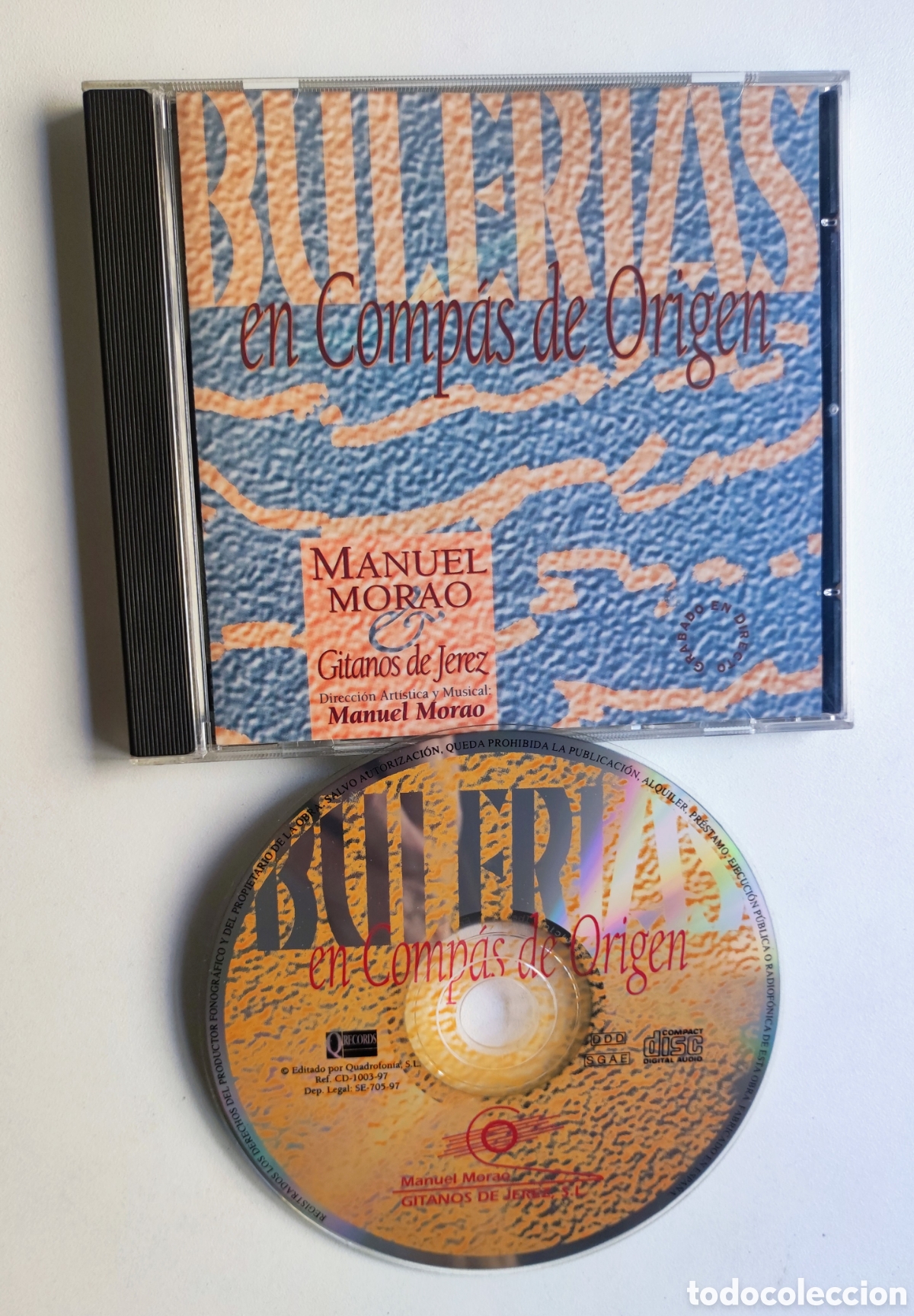 CDs de m&uacute;sica: JOAQU&Iacute;N EL ZAMBO, MACARENA MONEO, DIEGO AMAYA, ETC - MANUEL MORAO / GIRANOS DE JEREZ - BULERIAS 1997
