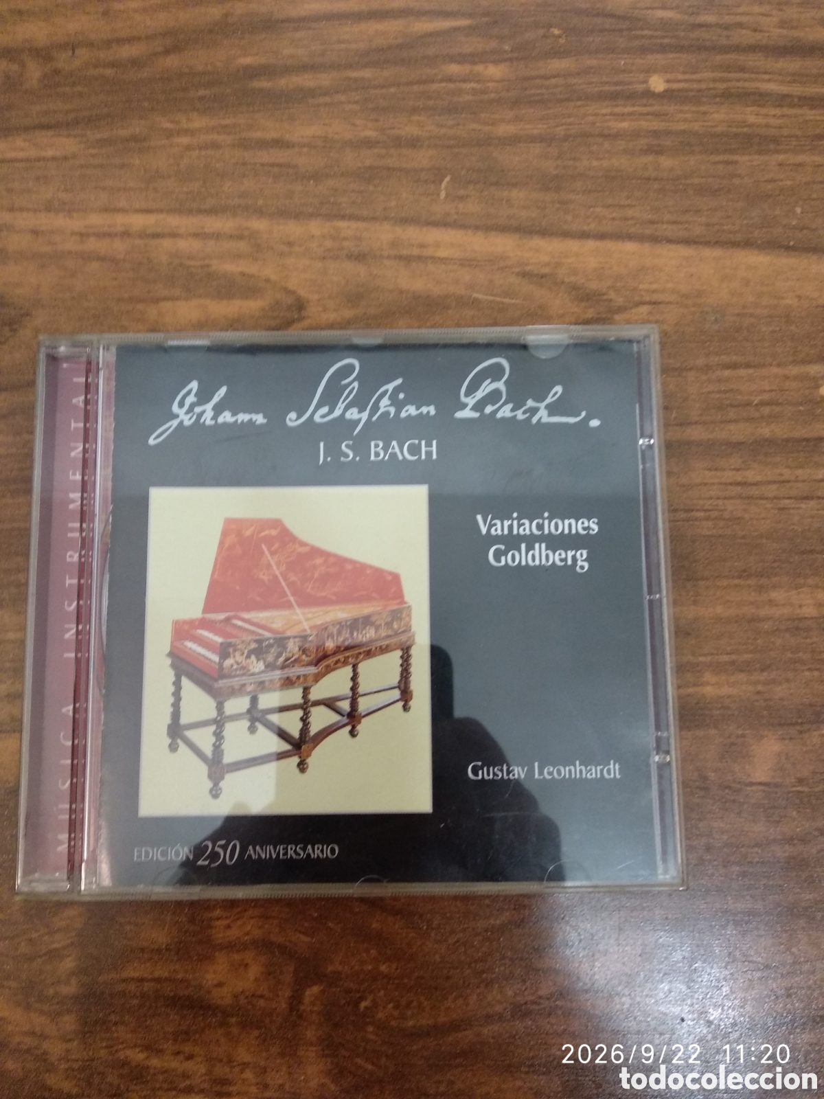 CDs de m&uacute;sica: J.S.Bach.variaciones Goldberg