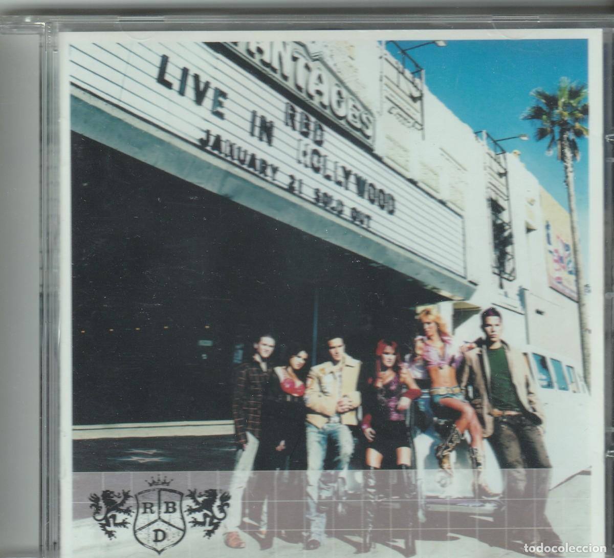 CDs de m&uacute;sica: RBD Live In Hollywood CD 2006 Como nuevo &middot; Pop-rock internacional
