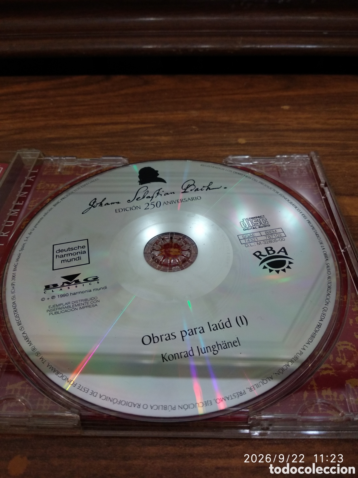 CDs de m&uacute;sica: J.S.Bach obras para laud(1) - Foto 3