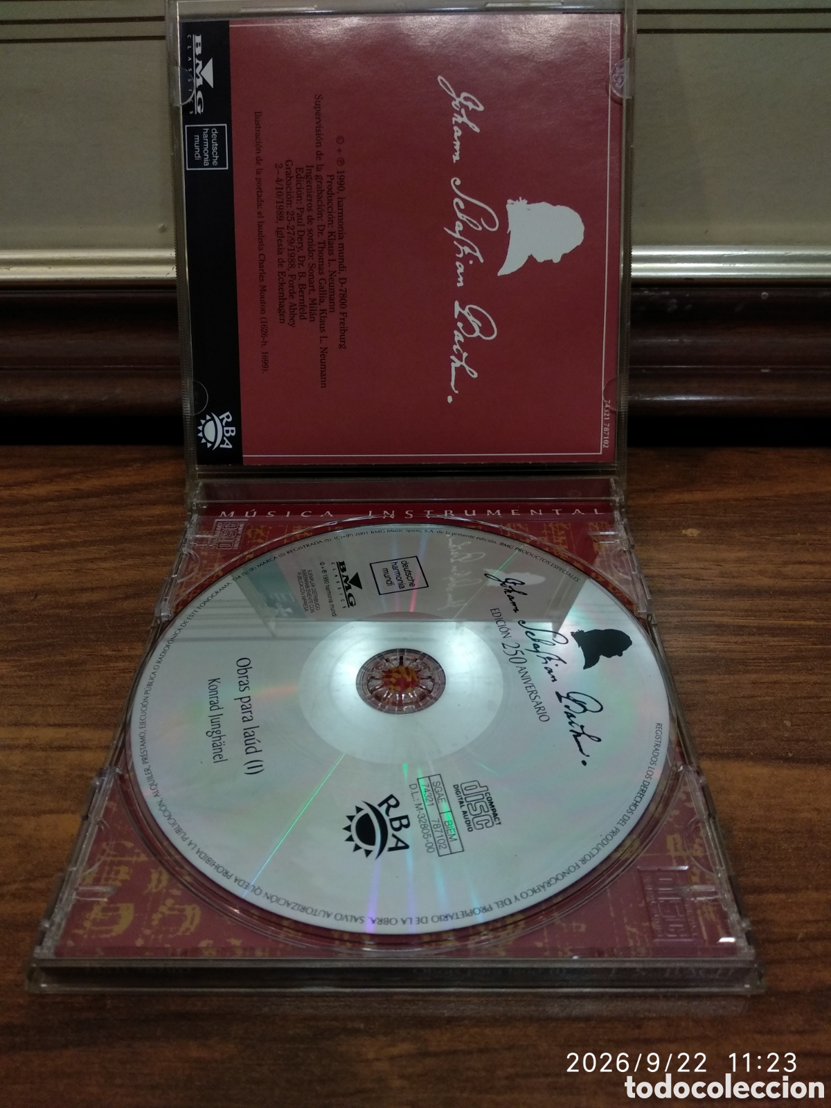 CDs de m&uacute;sica: J.S.Bach obras para laud(1) - Foto 4
