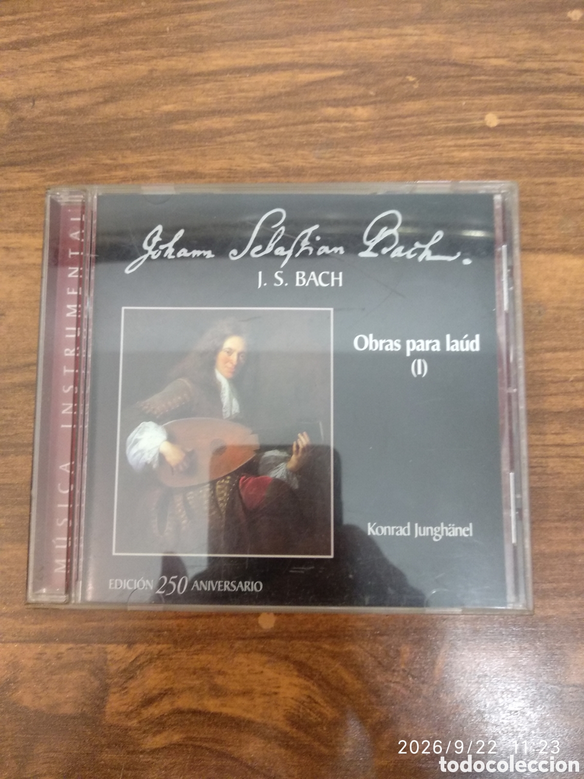 CDs de m&uacute;sica: J.S.Bach obras para laud(1)