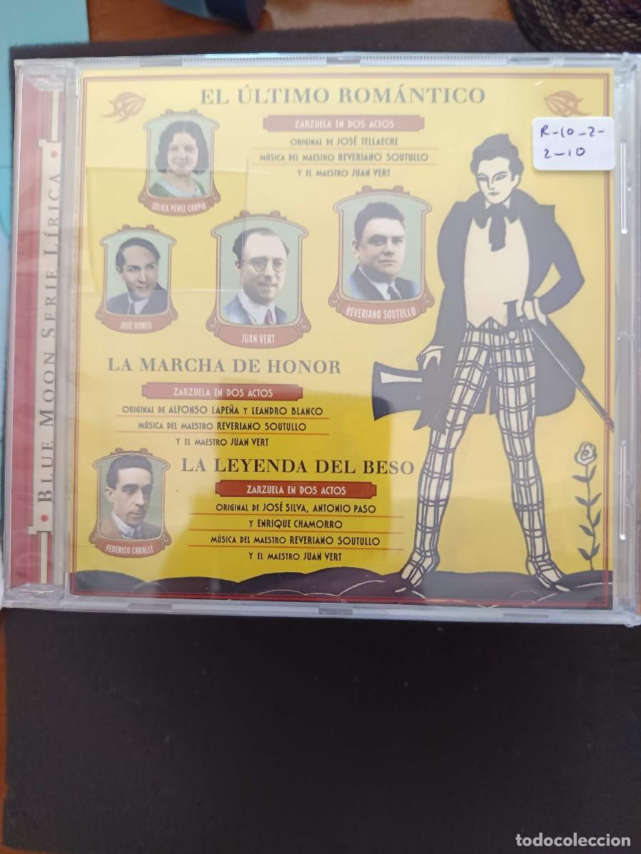 CDs de m&uacute;sica: EL &Uacute;LTIMO ROM&Aacute;NTICO / LA MARCHA DE HONOR / LALEYENDA DEL BESO