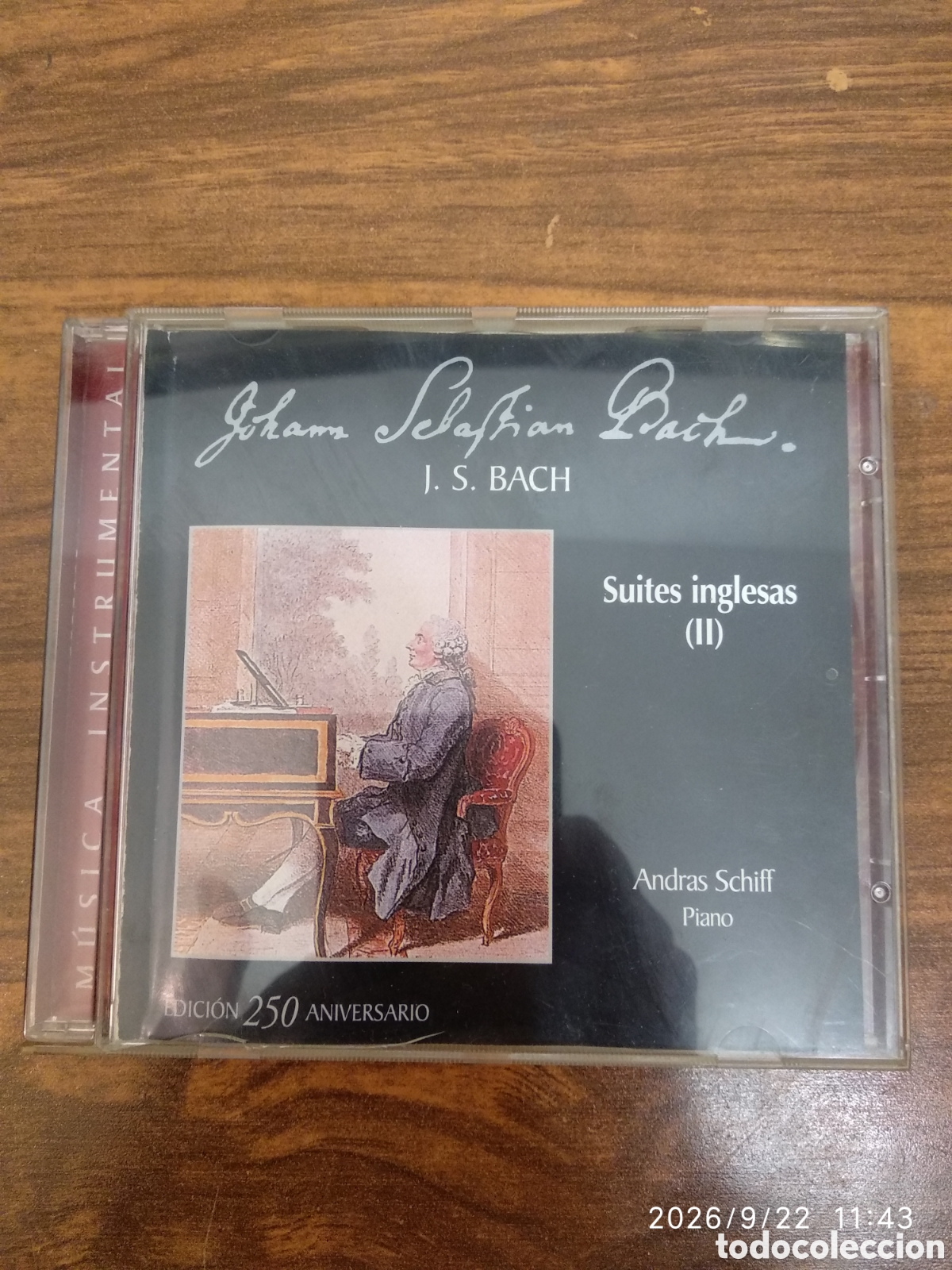 CDs de m&uacute;sica: J.S.Bach suites inglesas 2