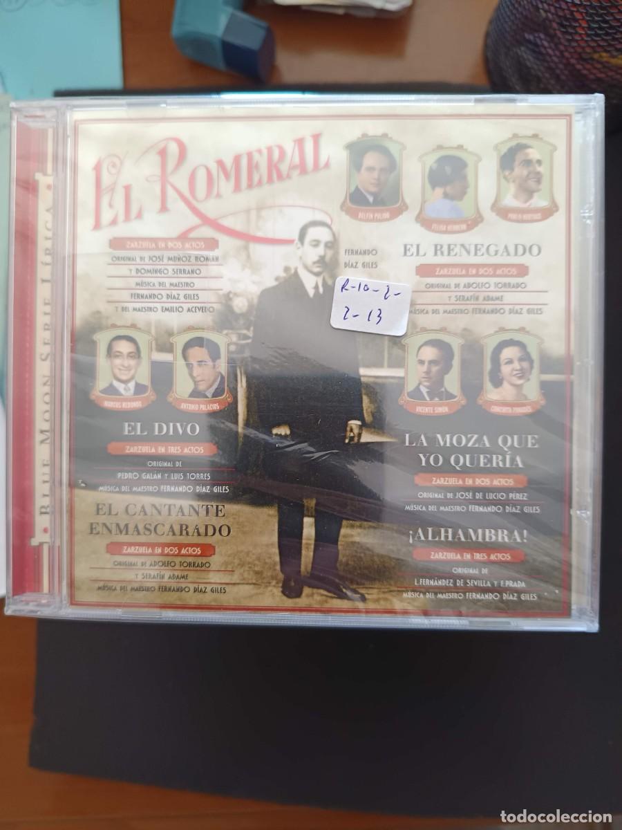 CDs de m&uacute;sica: EL ROMERAL / EL RENEGADO O LA HISTORIA DE JUAN VALD&Eacute;S / LA MOZA QUE YO QUER&Iacute;A / EL CANTANTE ENMASCAR
