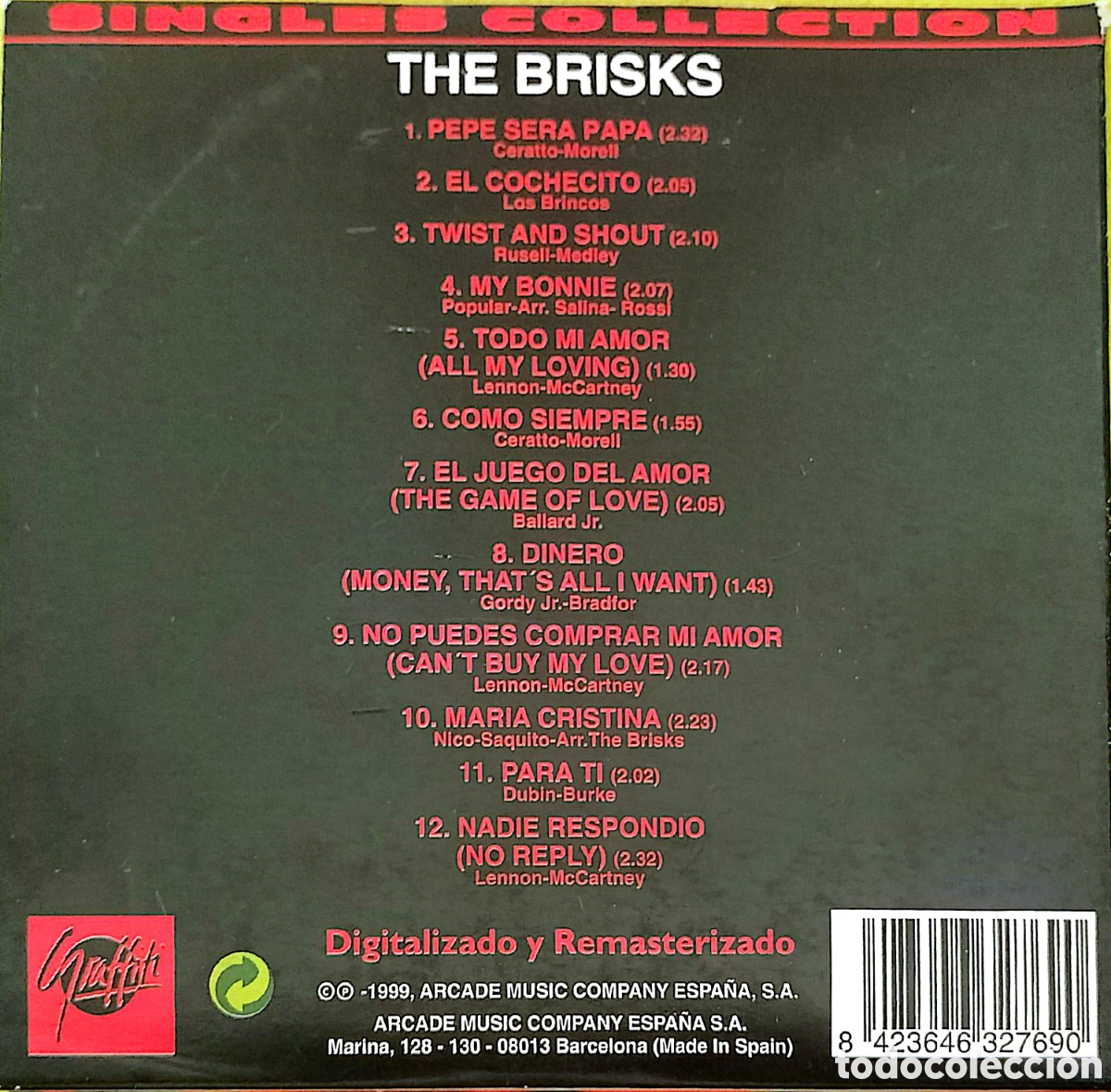 CDs de m&uacute;sica: CD The Brisks - Singles Collection - Foto 3