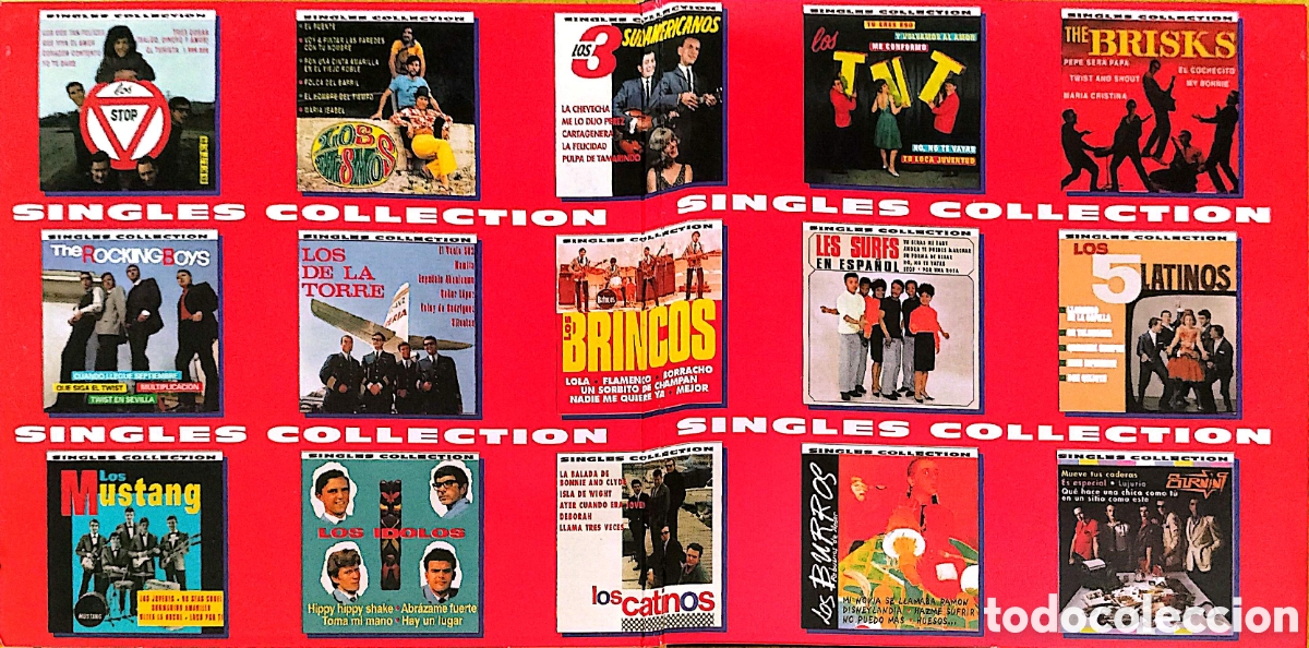 CDs de m&uacute;sica: CD Los Catinos - Singles Collection - Foto 2