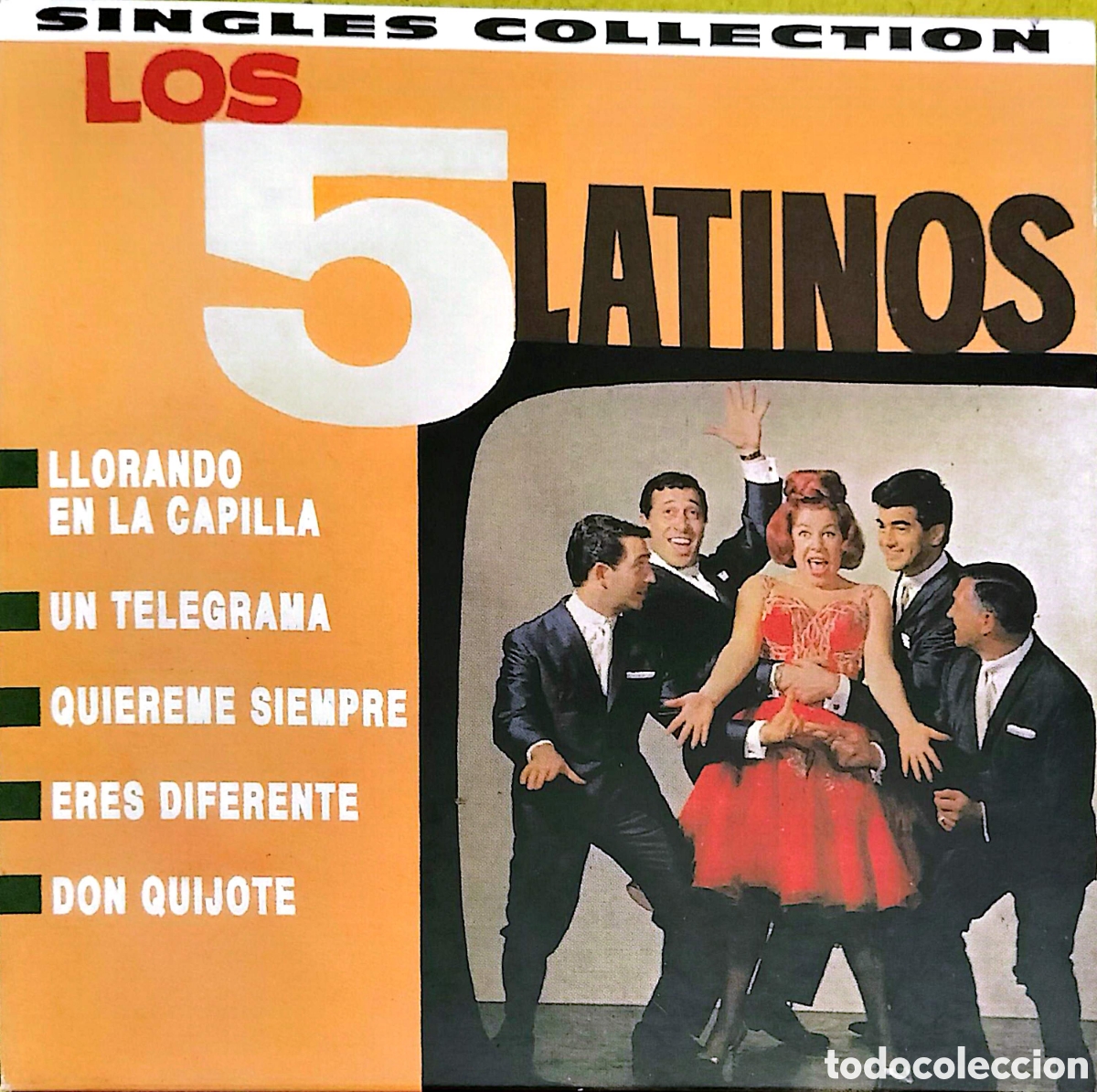 CDs de m&uacute;sica: CD Los 5 Latinos - Singles Collection