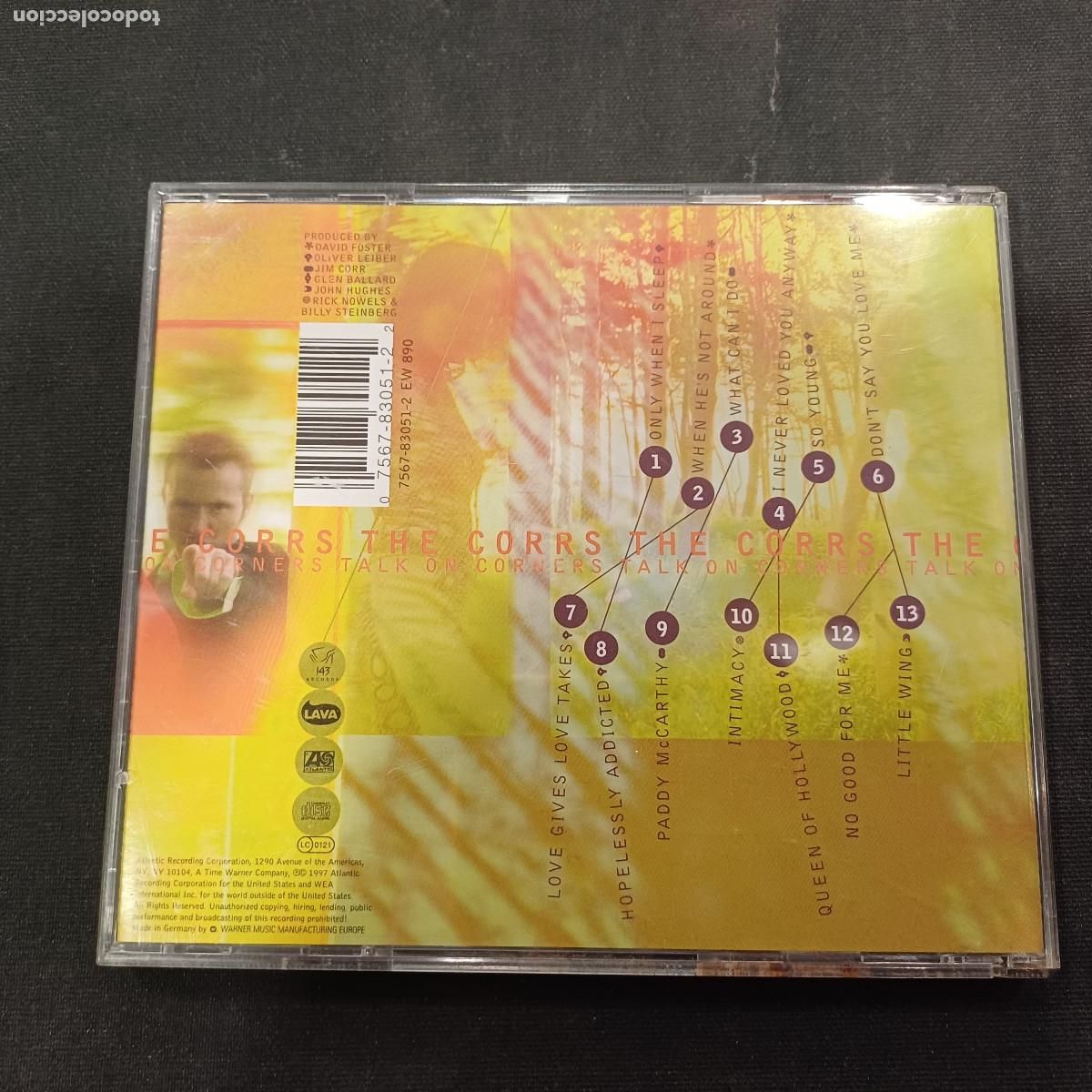 CDs de m&uacute;sica: THE CORRS/TALK ON CORNERS/CD. - Foto 3