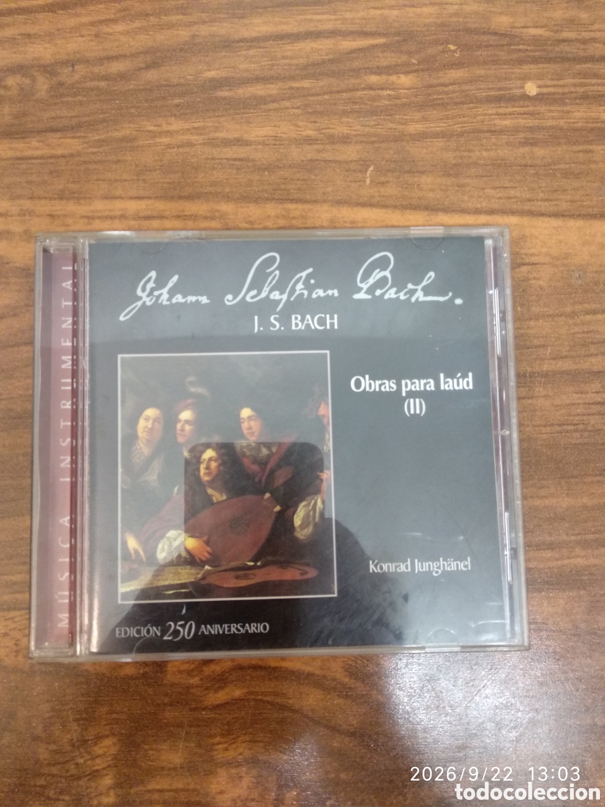 CDs de m&uacute;sica: J.S.Bach obras para la&uacute;d (2)