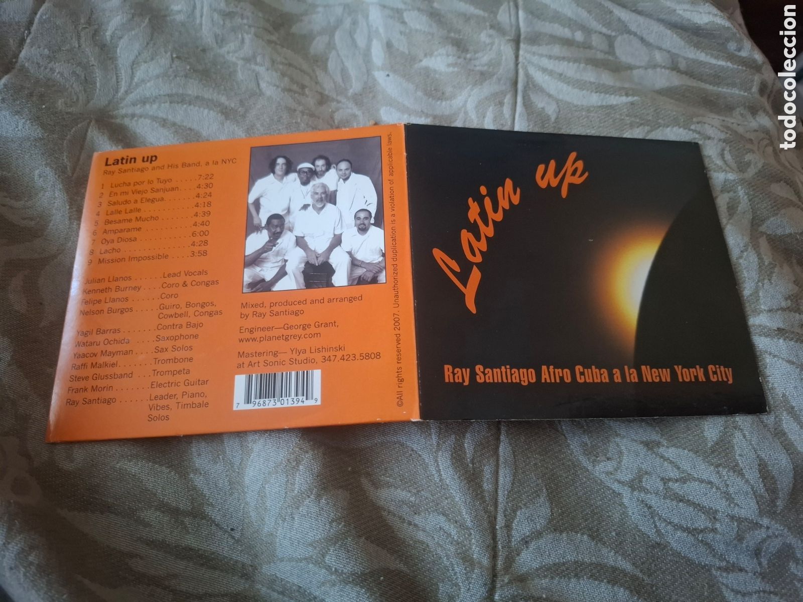CDs de m&uacute;sica: Ray Santiago Latin Up Afro Cuba A La New York City digipack