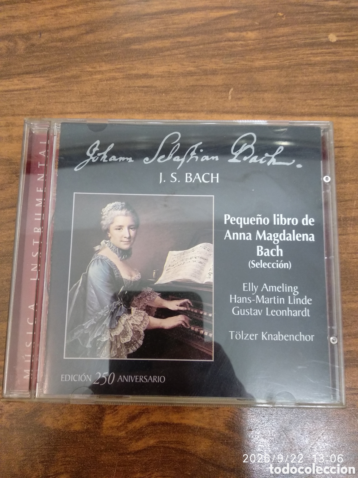 CDs de m&uacute;sica: J.S.Bach peque&ntilde;o libro de Anna Magdalena Bach(selecci&oacute;n)