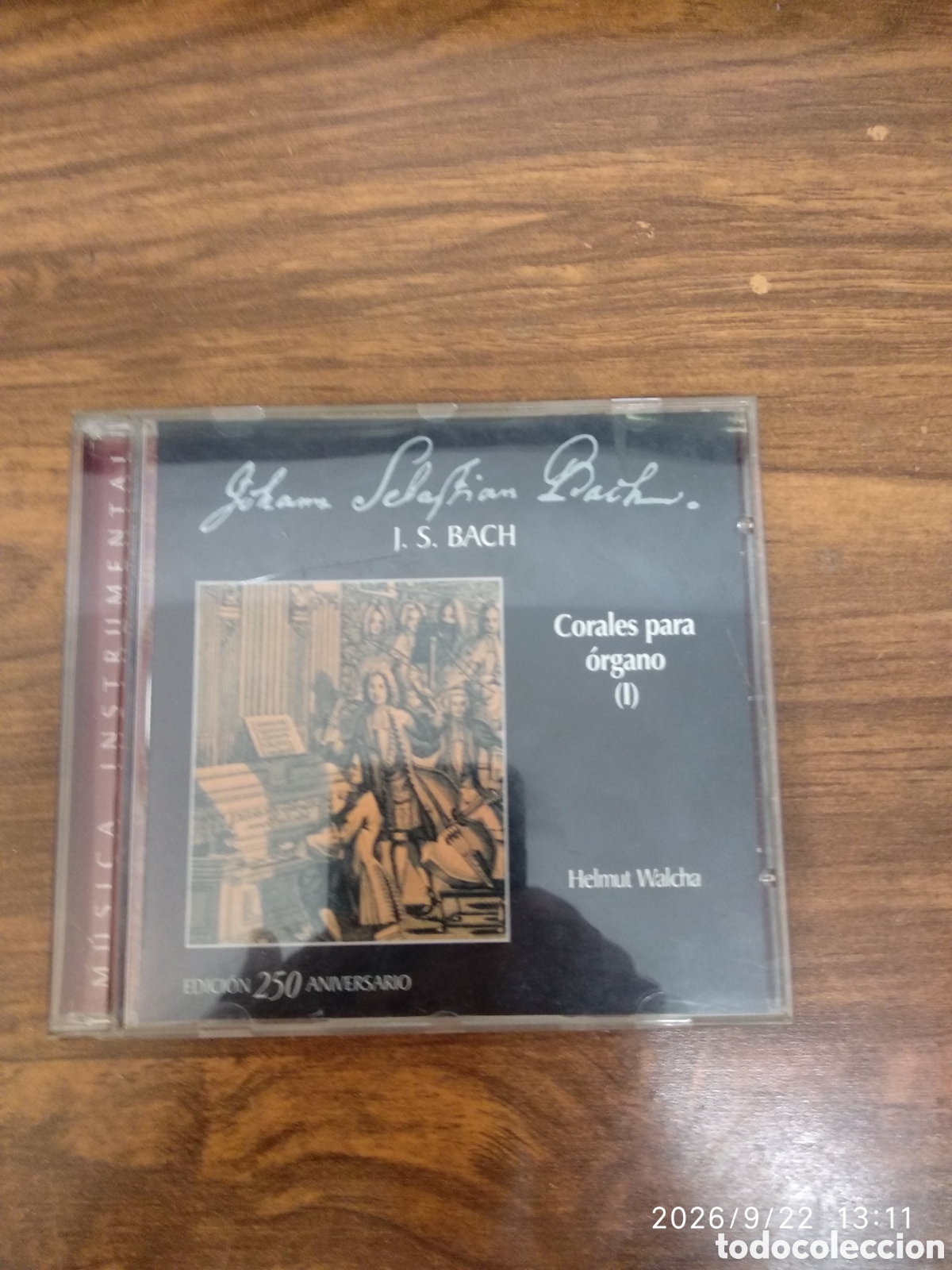 CDs de m&uacute;sica: J.S.Bach corales para organo (1)