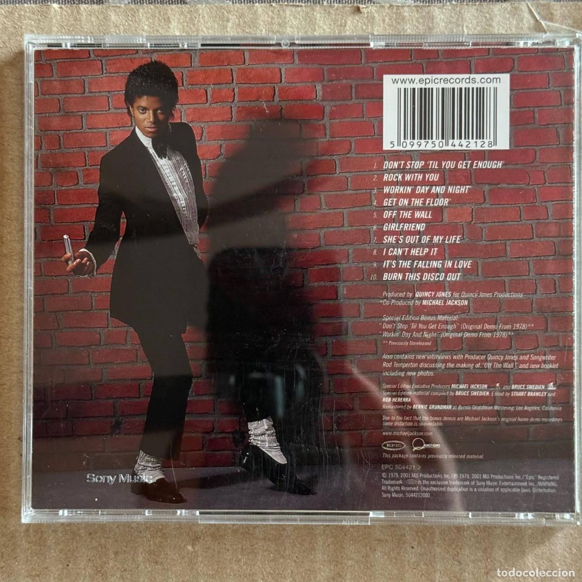 CDs de m&uacute;sica: Michael Jackson &rdquo;Off the wall&rdquo; CD - Foto 2