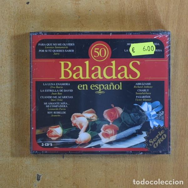 CDs de m&uacute;sica: VARIOS - 50 BALADAS EN ESPA&Ntilde;OL - CD