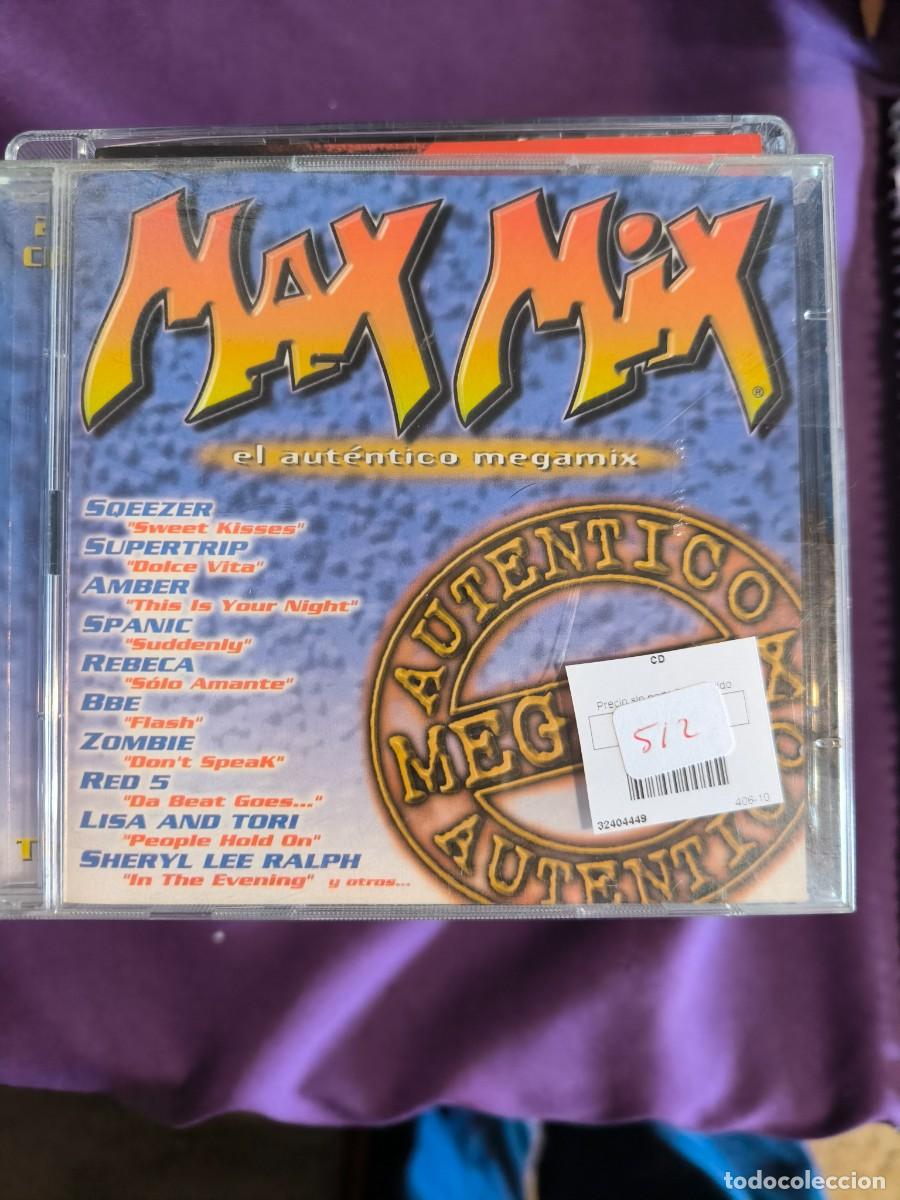 CDs de m&uacute;sica: MAX MIX EL AUTENTICO MEGAMIX 2 x CD 26 CANCIONES