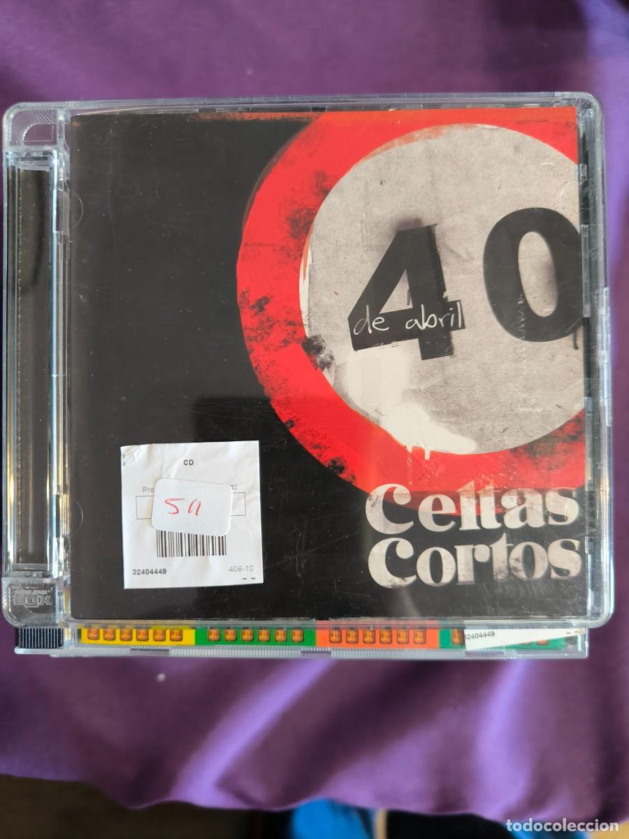 CDs de m&uacute;sica: CELTAS CORTOS - 40 DE ABRIL (CD) 2008 - 12 TEMAS