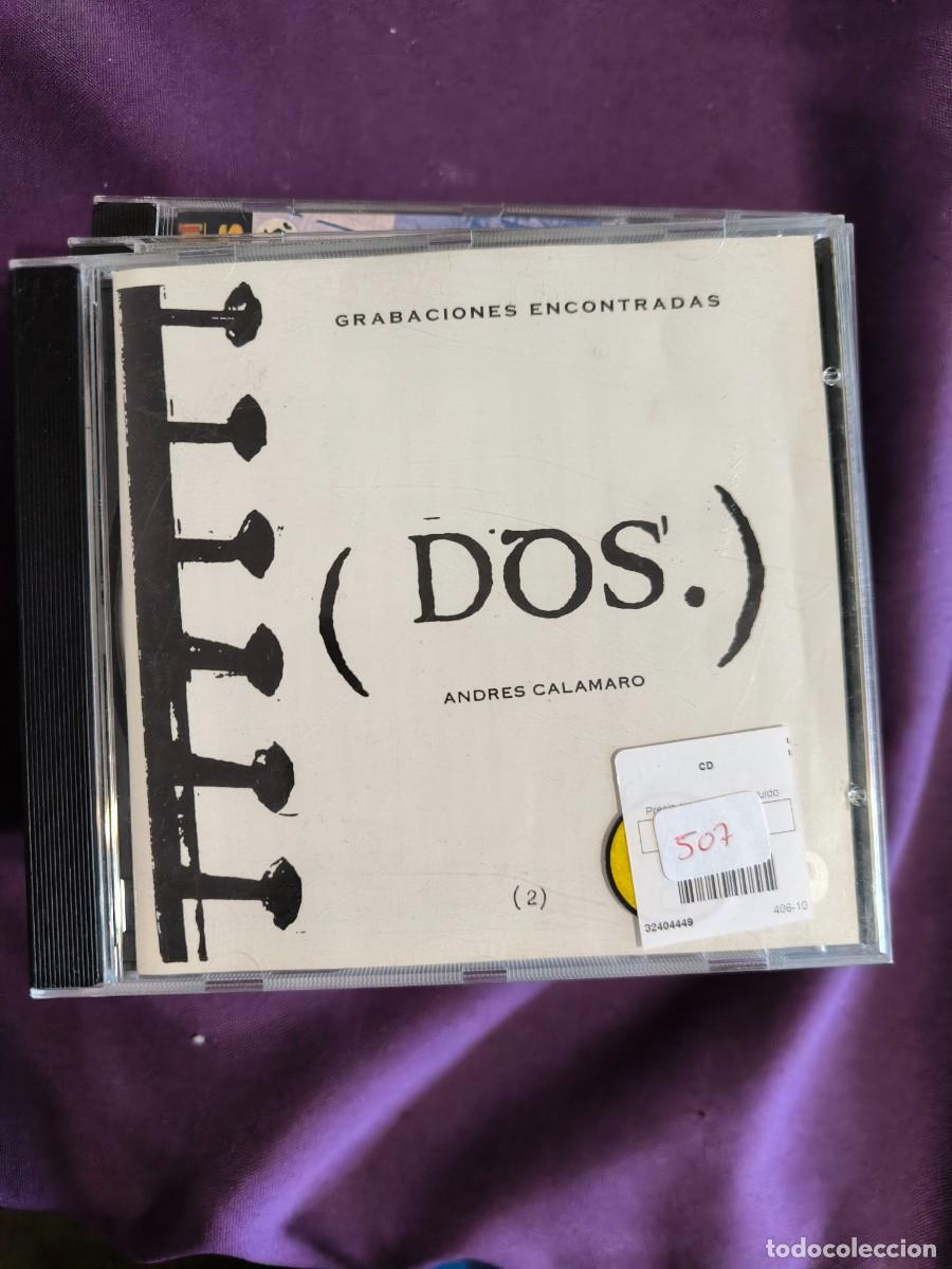 CDs de m&uacute;sica: ANDRES CALAMARO &rdquo;GRABACIONES ENCONTRADAS ( DOS )&rdquo; CD 21 TRACKS