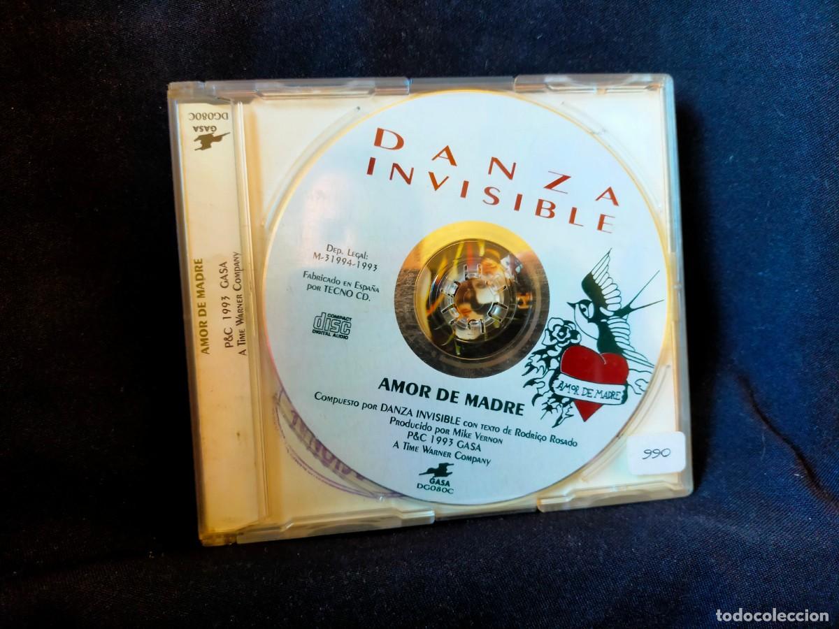 CDs de m&uacute;sica: DANZA INVISIBLE. AMOR DE MADRE. 1993 SINGLE. GASA.