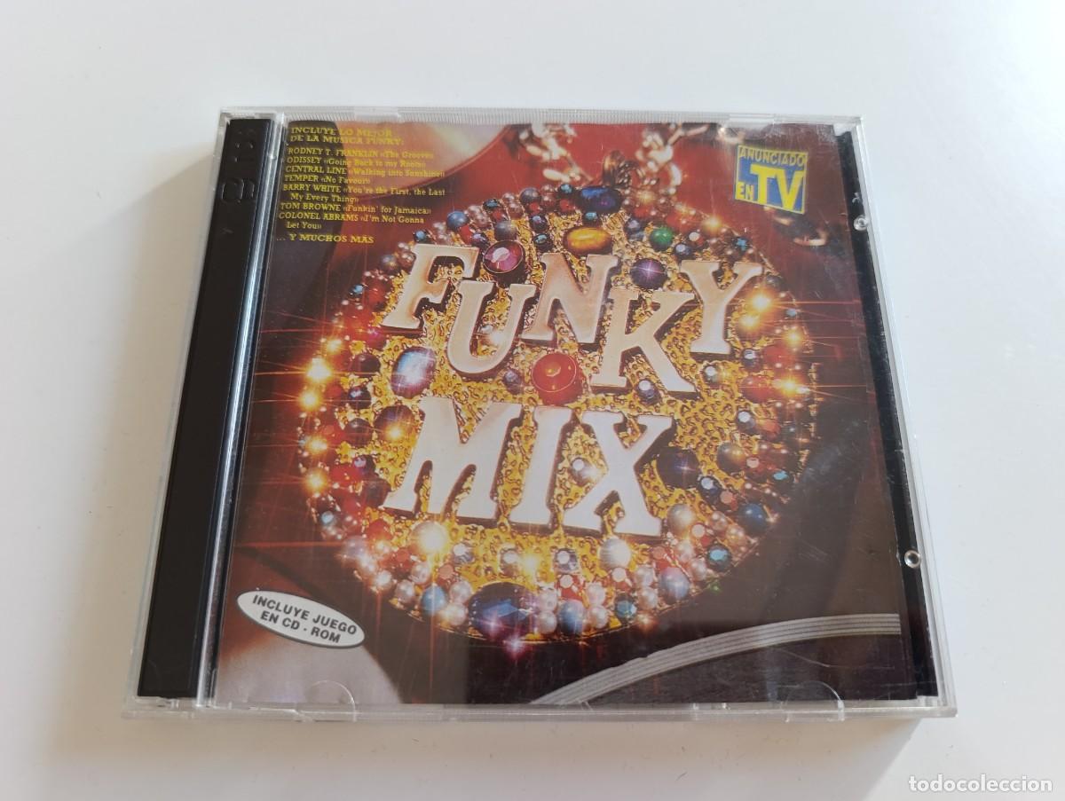 CDs de m&uacute;sica: Funky Mix 2x CD Blanco y Negro Quique Tejada Earth, Wind & Fire Barry White Gloria Gaynor Kool & The