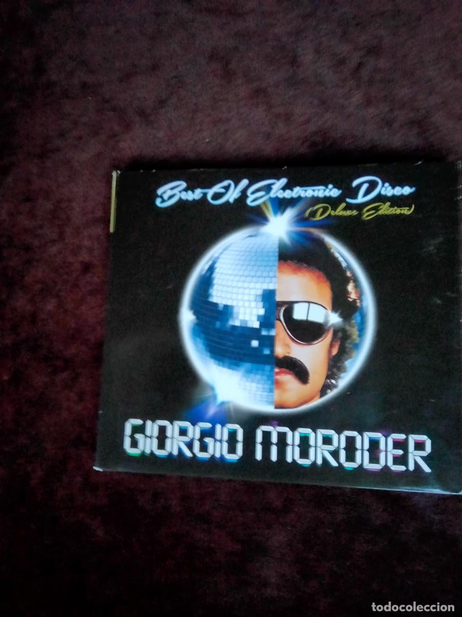 CDs de m&uacute;sica: giorgio moroder - best of electronic disco - cd + librito como nuevo - Foto 1