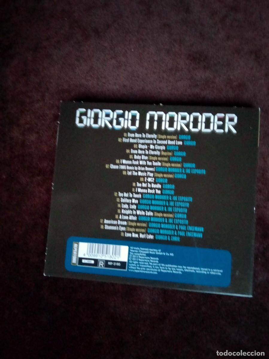 CDs de m&uacute;sica: giorgio moroder - best of electronic disco - cd + librito como nuevo - Foto 2