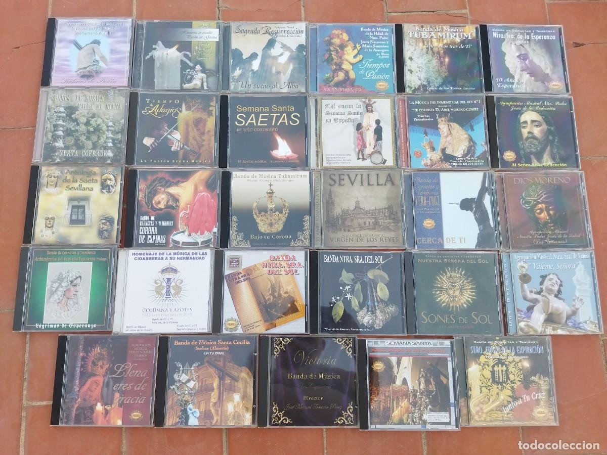 CDs de m&uacute;sica: lote de 51 cd de musica de semana santa
