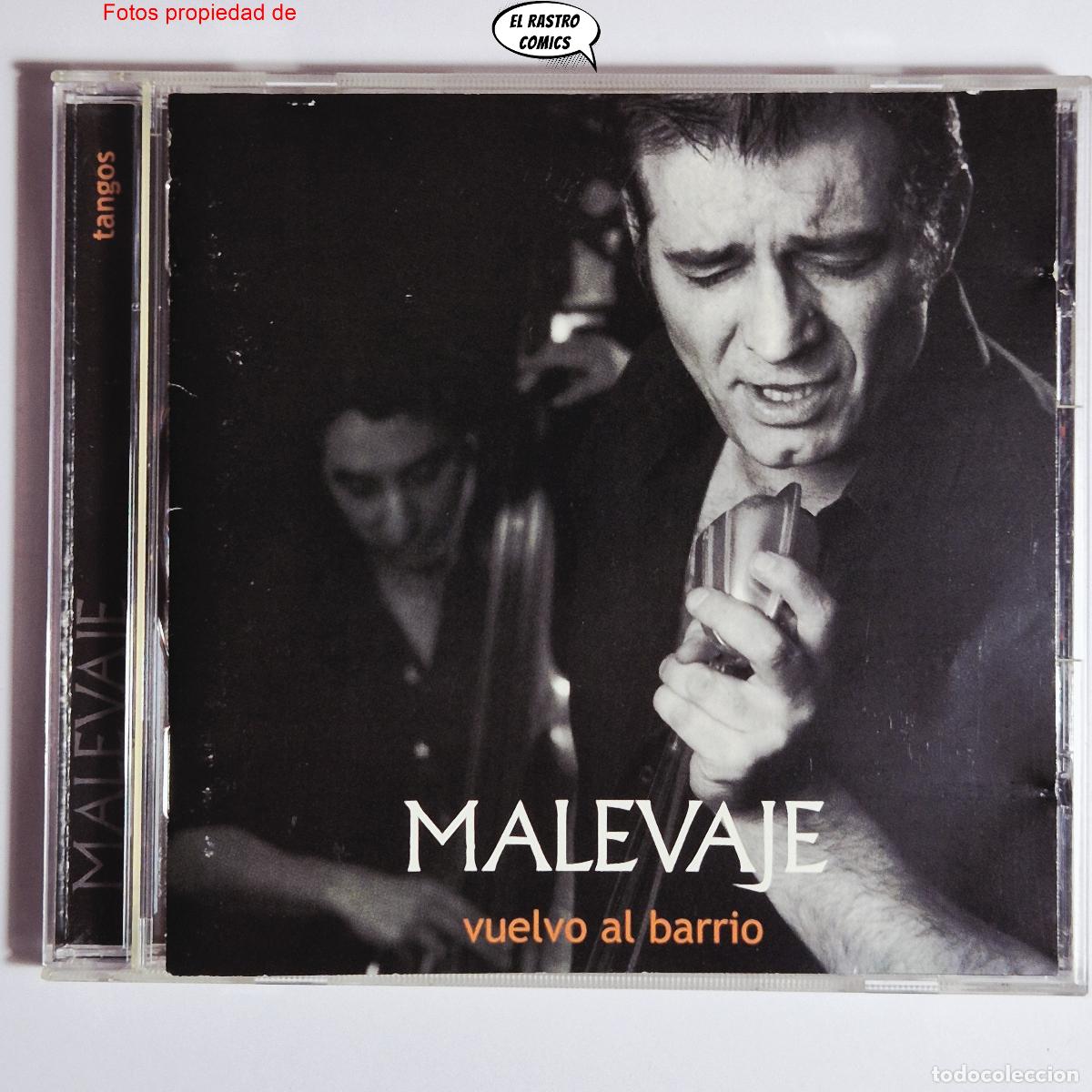 CDs de m&uacute;sica: Malevaje, Vuelvo al Barrio, Tangos en Directo, CD Discos En La Arena, 2001