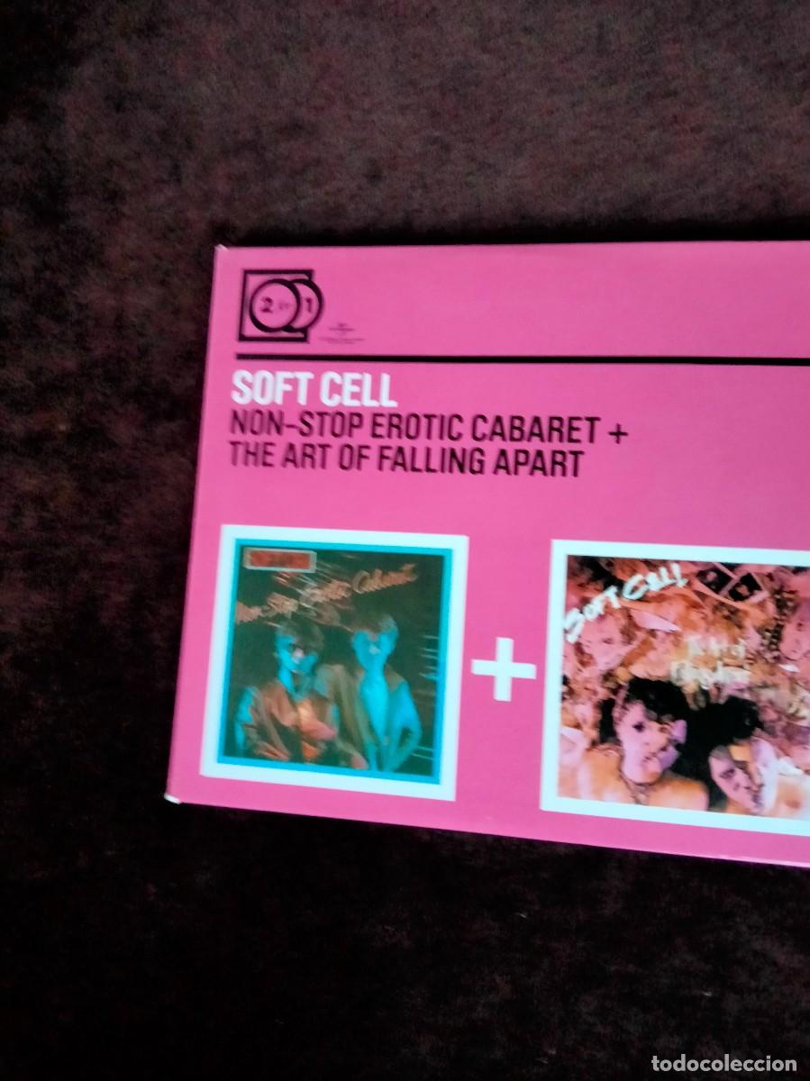 CDs de m&uacute;sica: soft cell - non-stop erotic cabaret + the art of falling apart - 2 cd como nuevo