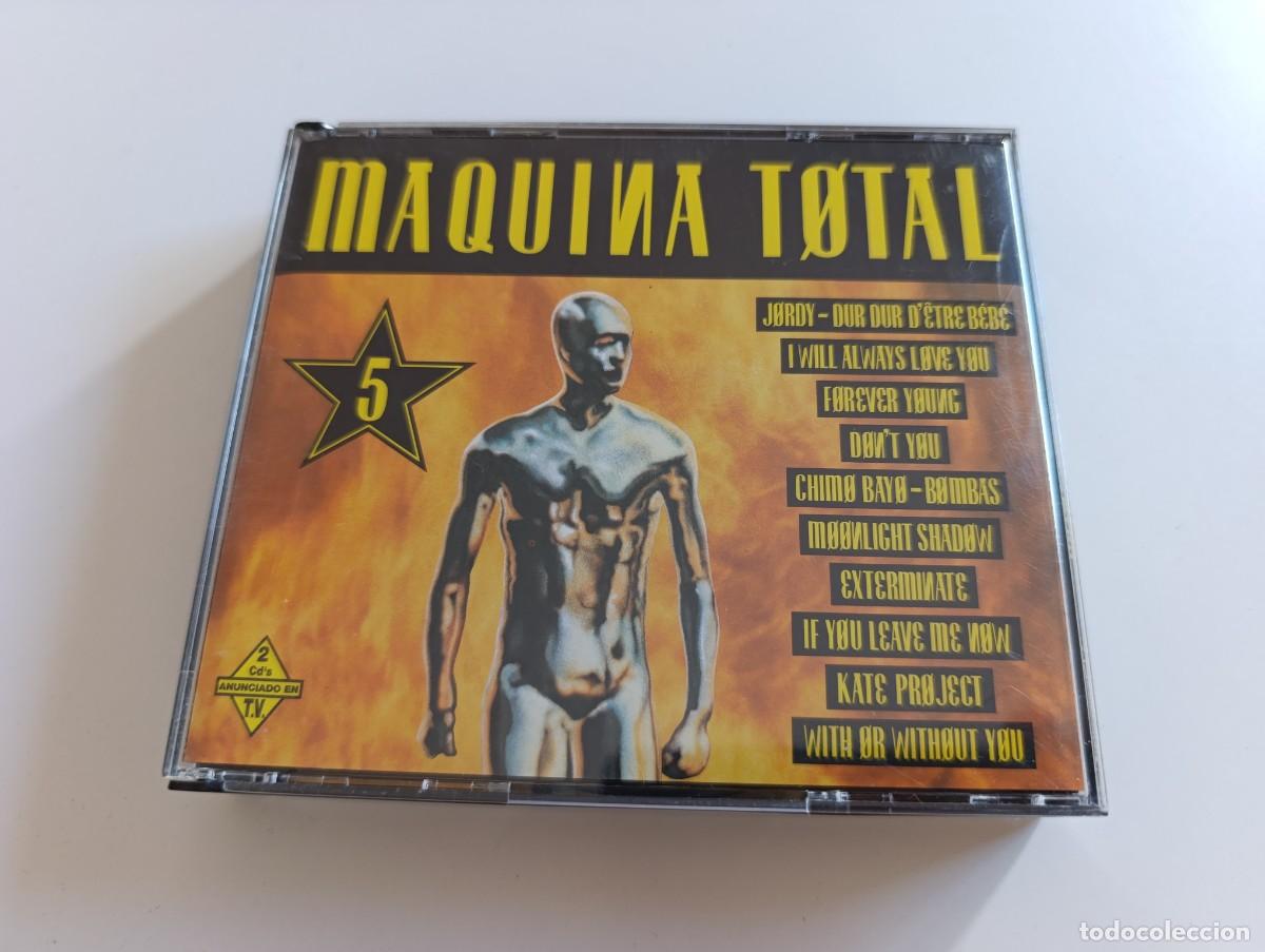CDs de m&uacute;sica: M&aacute;quina Total 5 2x CD Max Music 1993 Jos&eacute; Mar&iacute;a Castells Toni Peret Chimo Bayo Jordy Sarah Washingto