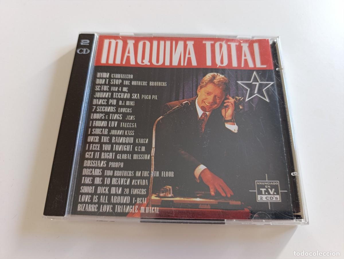 CDs de m&uacute;sica: M&aacute;quina Total 7 2x CD Max Music 1994 Jos&eacute; Mar&iacute;a Castells Toni Peret Taleesa Paco Pil Cabballero GEM