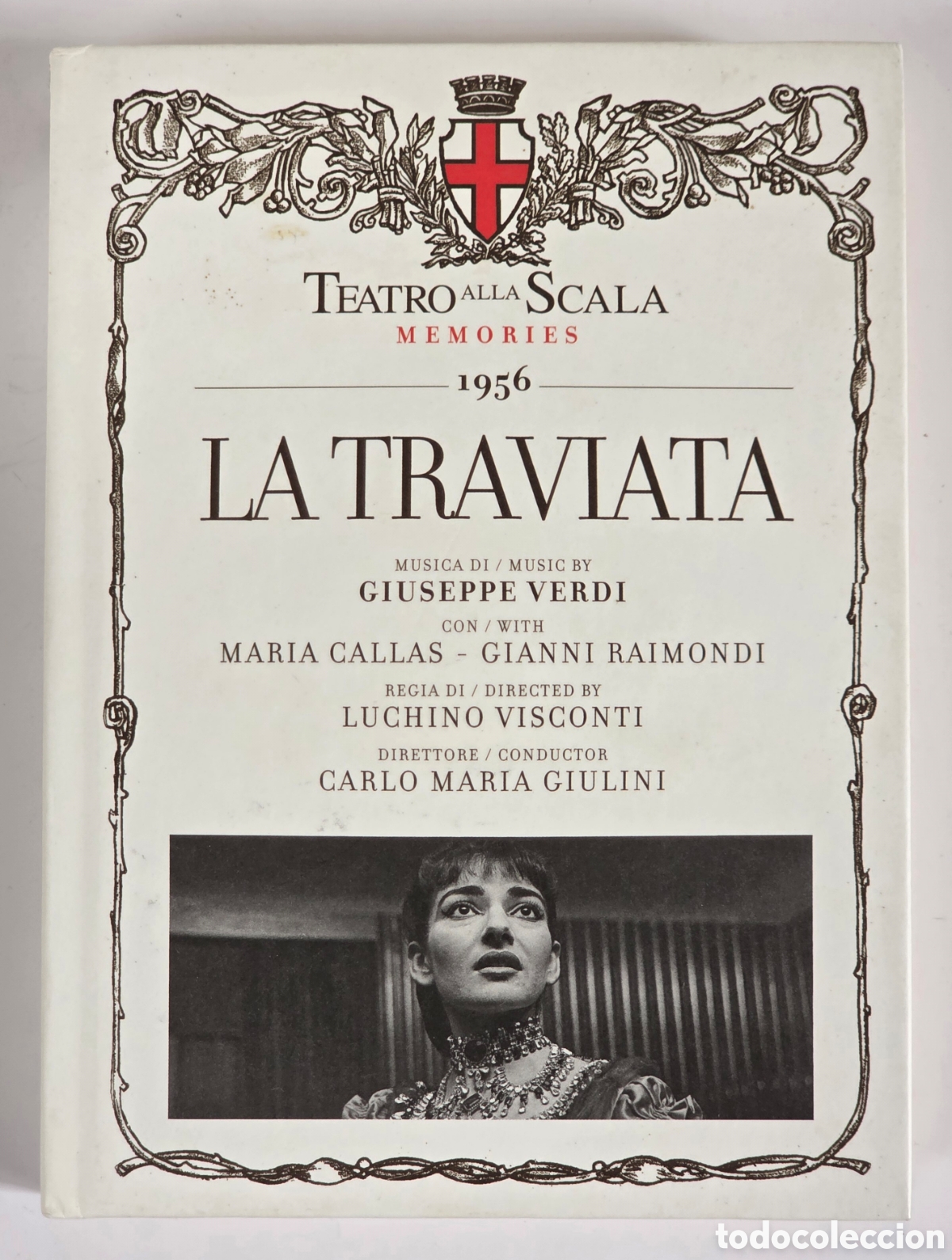 CDs de m&uacute;sica: La Traviata 1956 - Callas Raimondi Visconti Giulini Verdi &Oacute;pera Teatro Scala Milan CD Fotos Libretto