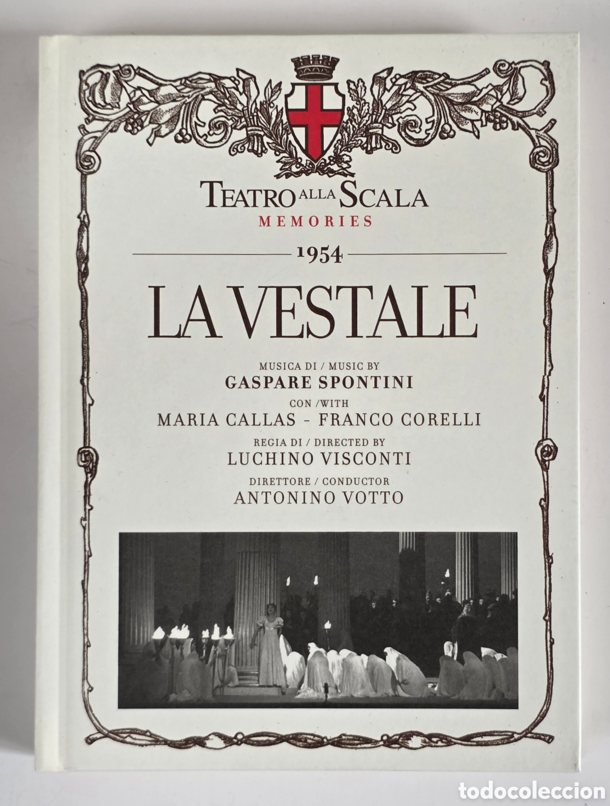 CDs de m&uacute;sica: La Vestale 1954 - Callas Corelli Visconti Botto Donizetti Opera Teatro Scala Milan CD Fotos Libretto