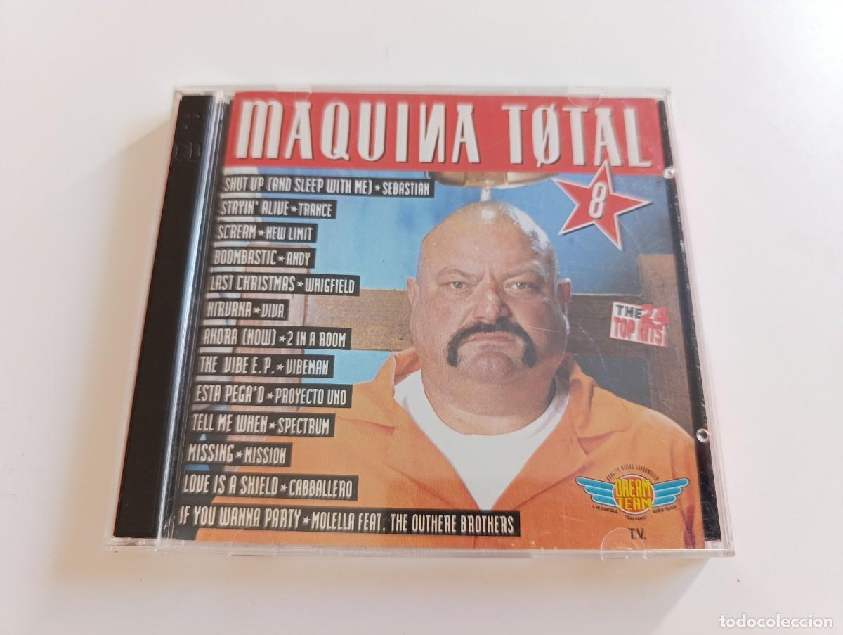 CDs de m&uacute;sica: M&aacute;quina Total 8 2x CD Max Music 1995 Jos&eacute; Mar&iacute;a Castells Toni Peret Quique Tejada Dream Team Rebeca
