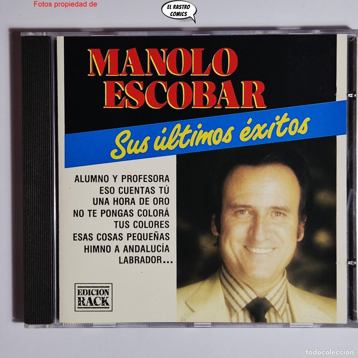 CDs de m&uacute;sica: Manolo Escobar, Sus &Uacute;ltimos &Eacute;xitos, CD Perfil 1992, excelente estado