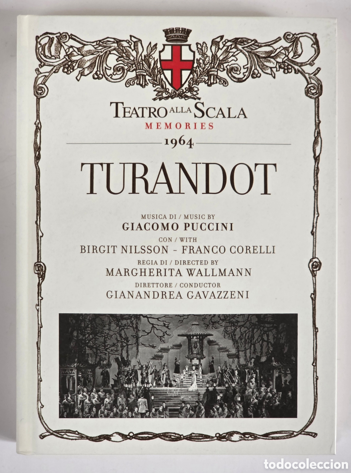 CDs de m&uacute;sica: Turandot 1964 Nilsson Corelli Wallmann Gavazzeni Puccini Opera Teatro Scala Milan CD Fotos Libretto