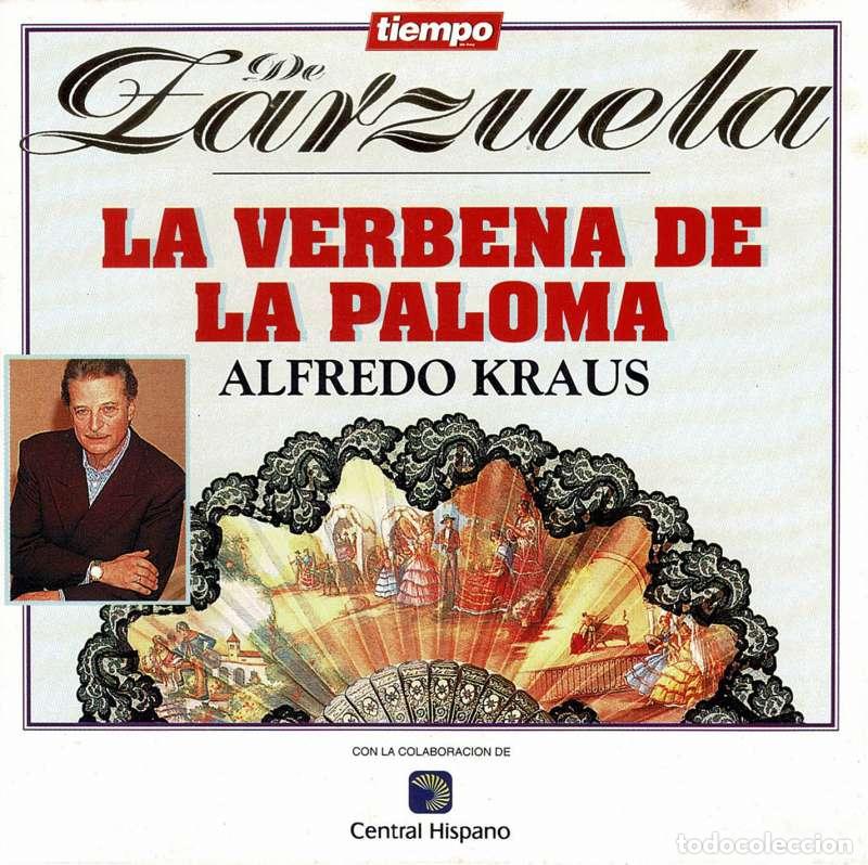CDs de m&uacute;sica: Alfredo Kraus - La Verbena de la Paloma. Tiempo de Zarzuela N&ordm; 10. CD